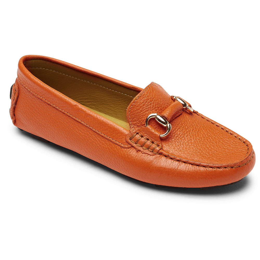 Rockport Womens Bayview Bit Keeper - Loafers Orange - ZTS290586